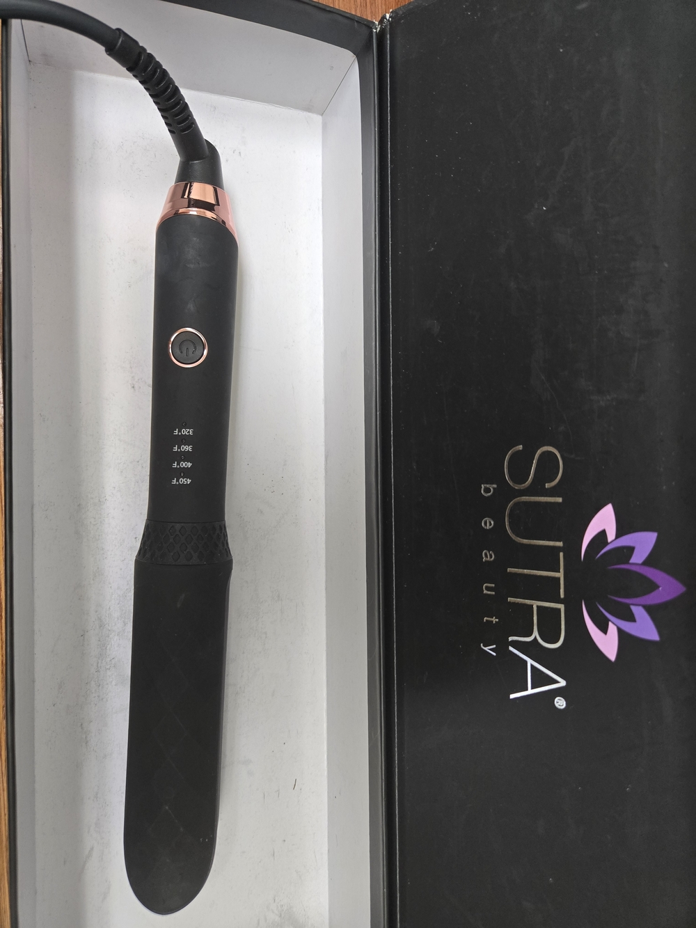 Sutra Beauty Black Ceramic Hair Straightener & Curler - Black